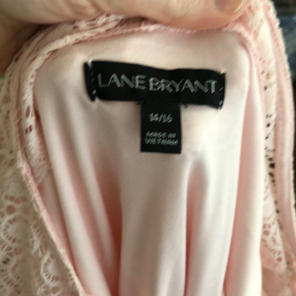 Pink lace overlay dress - Picture 2 of 2